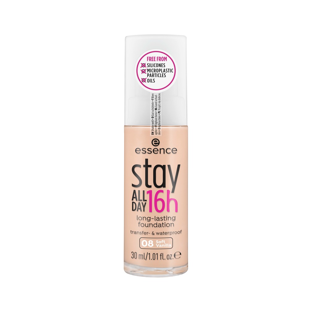 

Тональный крем для лица Essence Stay All Day 16H 08 Soft vanilla 30мл