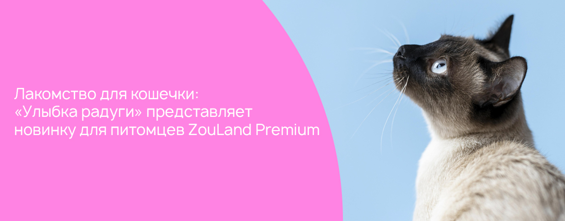 Лакомство для кошечки: «Улыбка радуги» представляет новинку для питомцев ZouLand Premium.