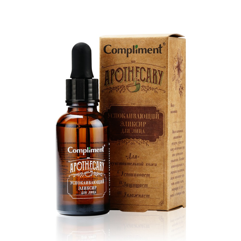 Успокаивающий эликсир для лица Compliment Apothecary 27мл 244₽