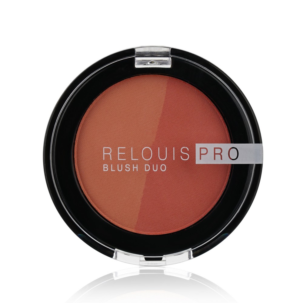 

Двойные румяна для лица Relouis PRO Blush Duo 201 , 5г