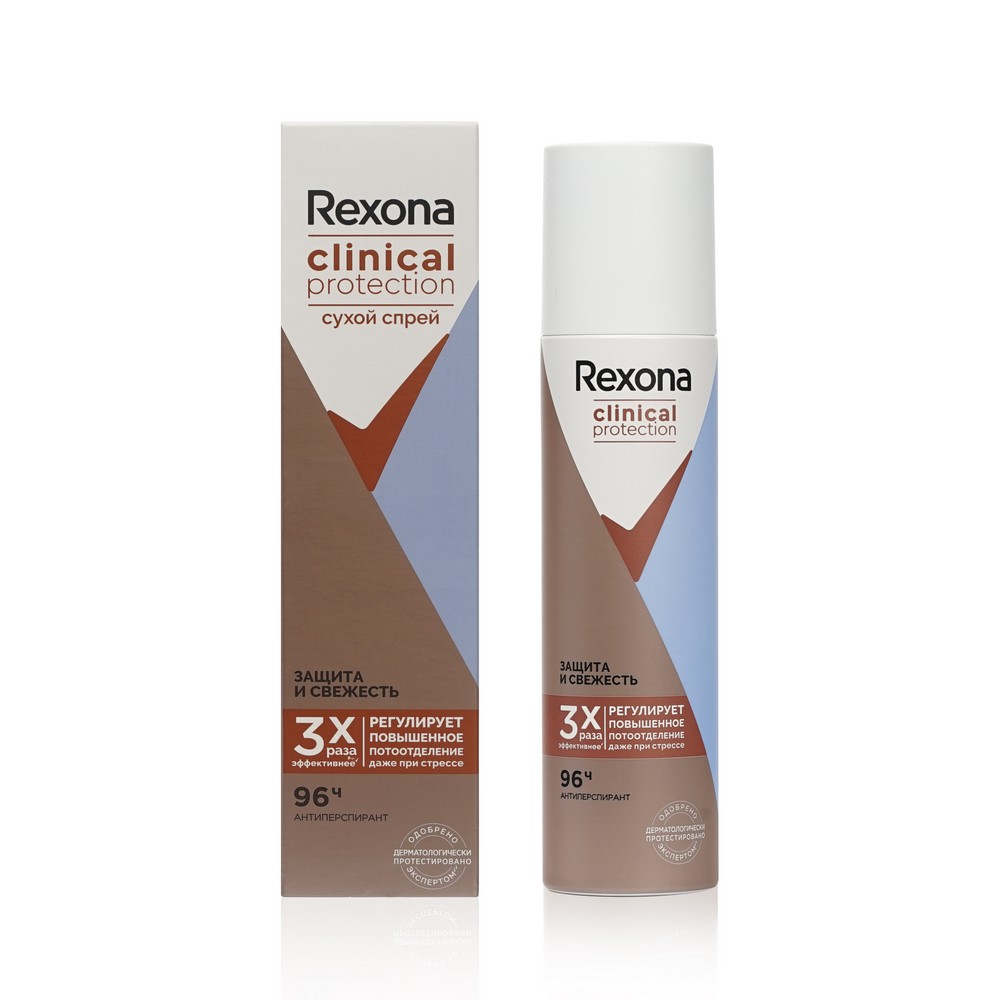 Женский дезодорант - антиперспирант Rexona Clinical Protection 