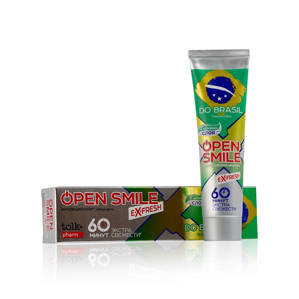 

Зубная паста Open Smile eXfresh " Do brasil " комплексная 115г