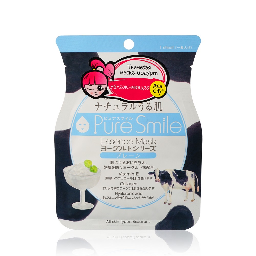 

Тканевая маска для лица Sunsmile Pure Smile увлажняющая на йогуртовой основе Yougurt 30г