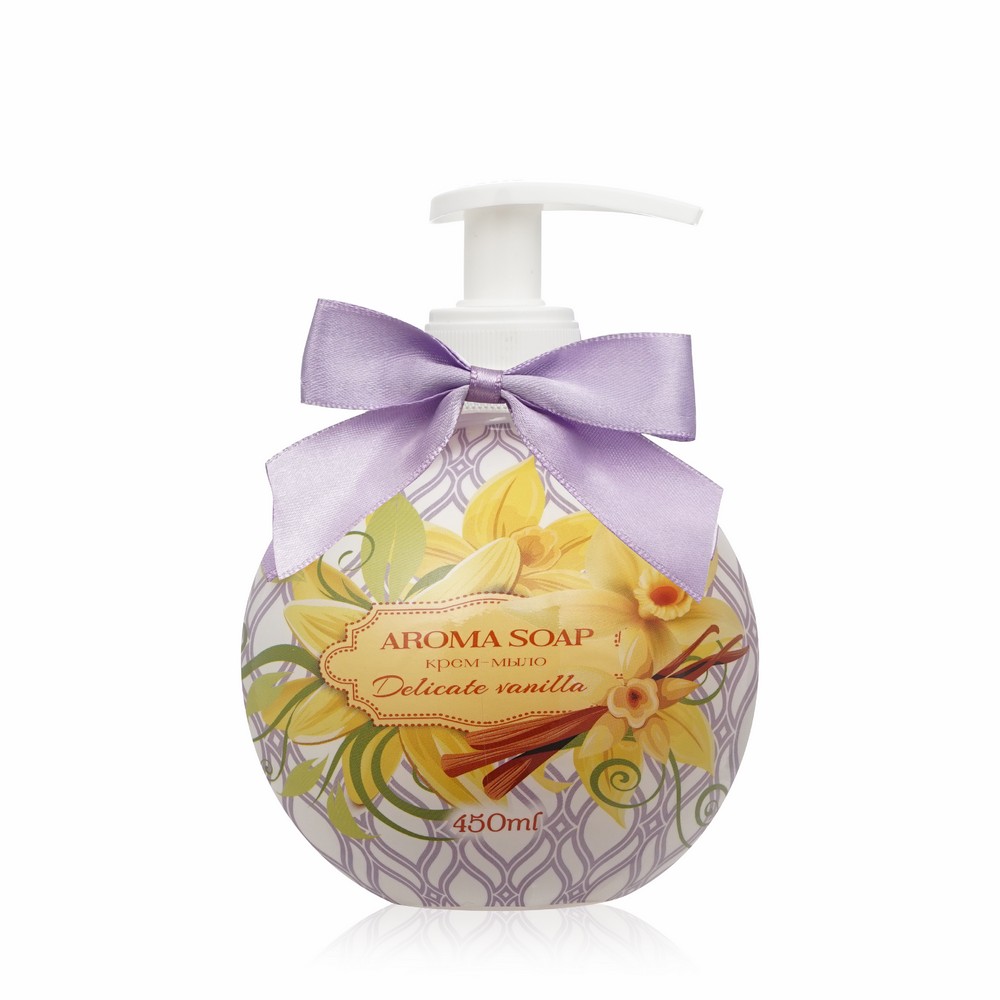 Жидкое крем - мыло Aroma Soap  Delicate Vanilla  450мл