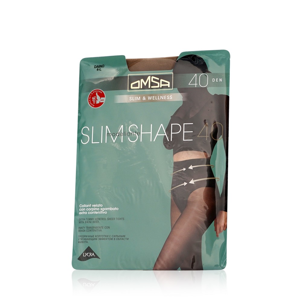 

Женские колготки Omsa Slim shape 40den Daino 4 размер