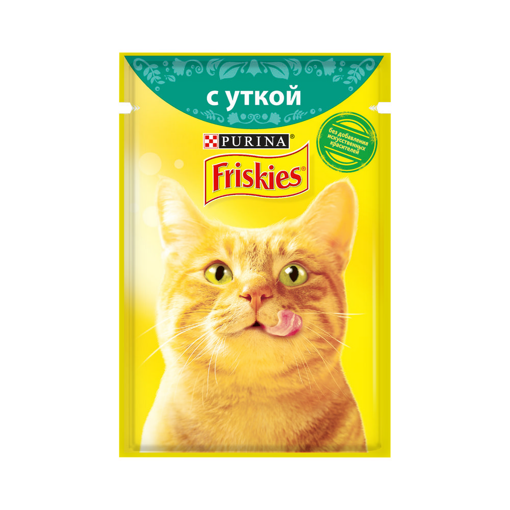 

Влажный корм для кошек Friskies с уткой 85г