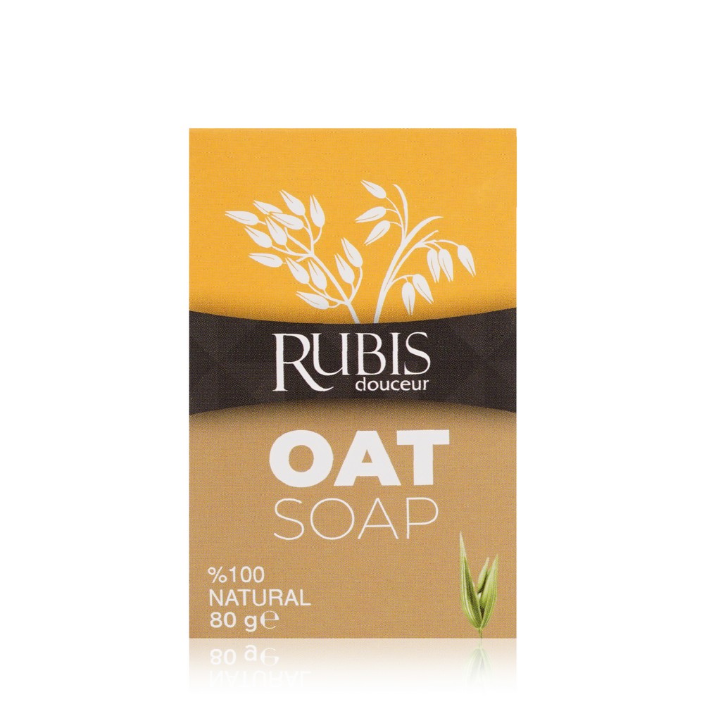 Мыло туалетное Rubis  Oat Milk Soap  80г