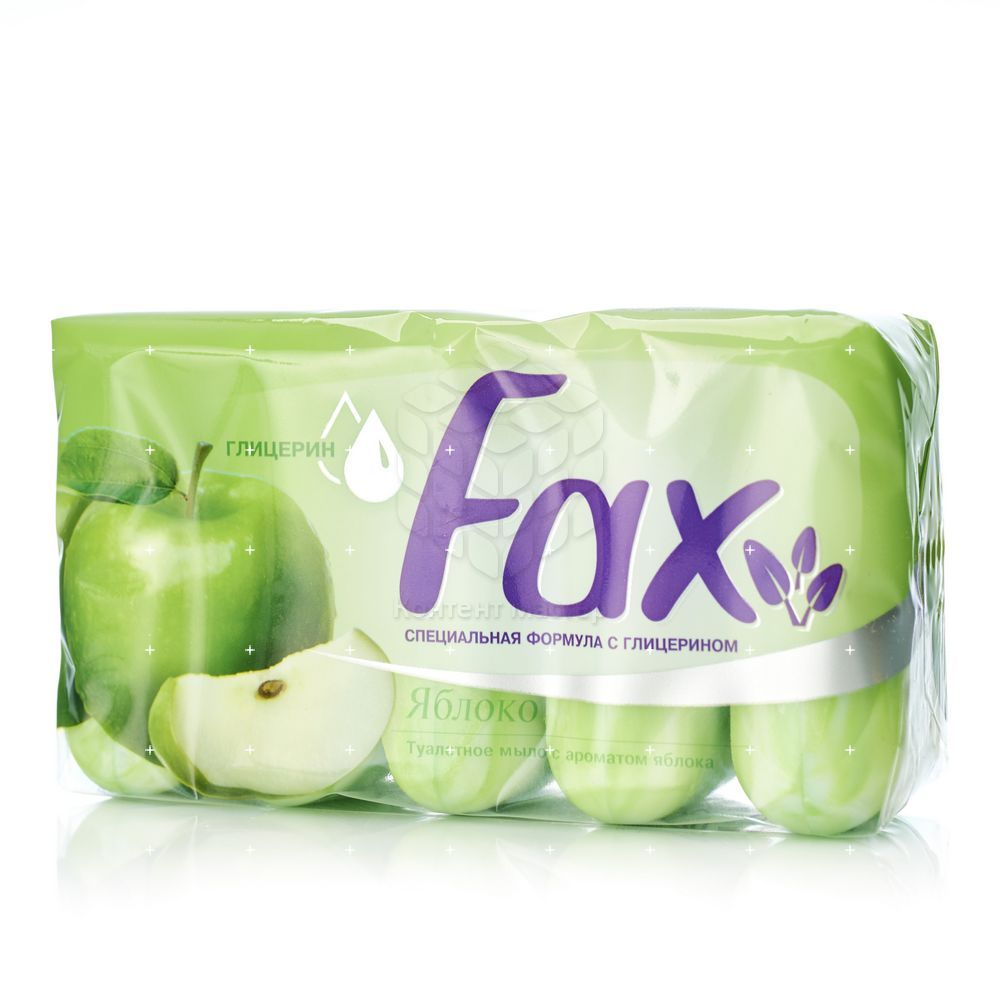 

Туалетное мыло Fax Fruity " Яблоко " 5*70г