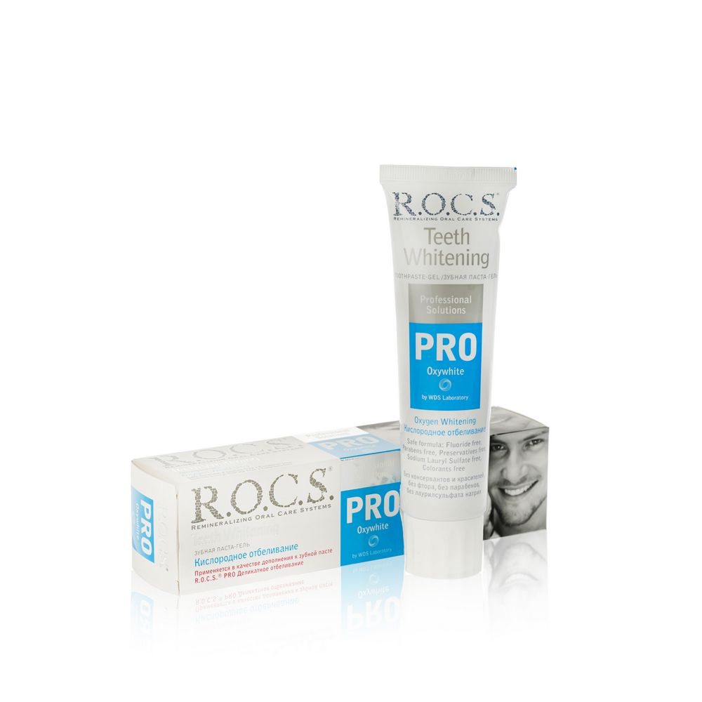 R o c. R.O.C.S. (Rocs) Pro кислородное отбеливание Oxywhite. Зубная паста Rocs Oxygen Whitening. Рокс (r.o.c.s.) зубная паста кислородное отбеливание 60г ЕВРОКОСМЕД. Зубная паста Rocs Oxygen Whitening кислородное отбеливание 60 г.