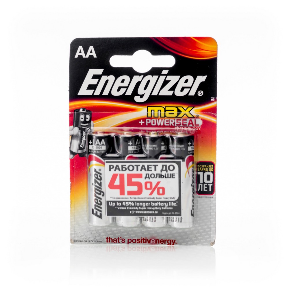 

Батарейки Energizer Max Е91/АА 4шт