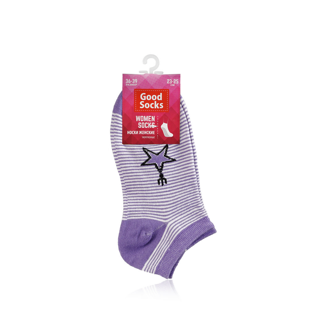 

Женские носки Good Socks трикотажные , укороченные , с рисунком SN19/13