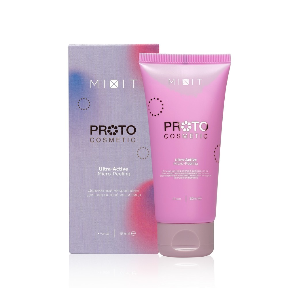 

Деликатный пилинг для лица Mixit Proto Cosmetic для возрастной кожи 30+ , 60мл