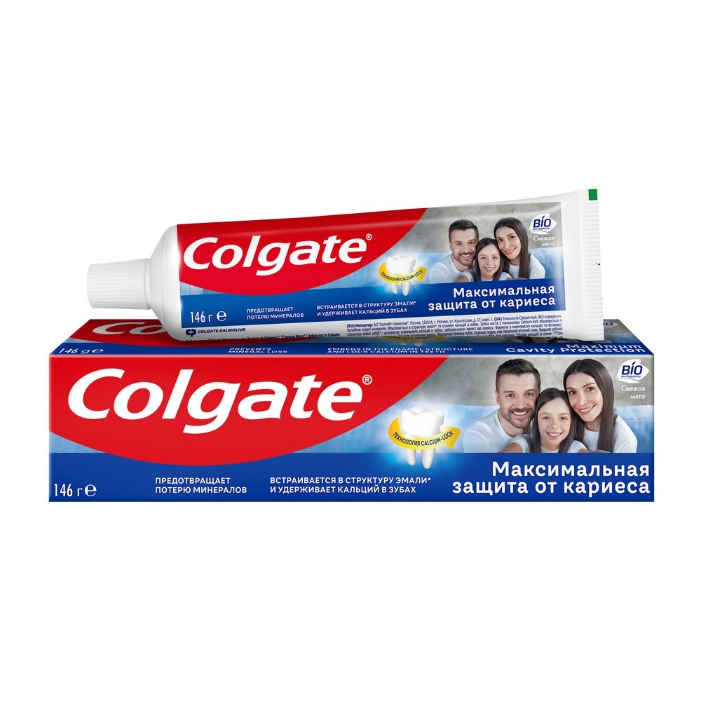 Зубная паста Colgate Максимальная защита от кариеса  Свежая мята  100 мл