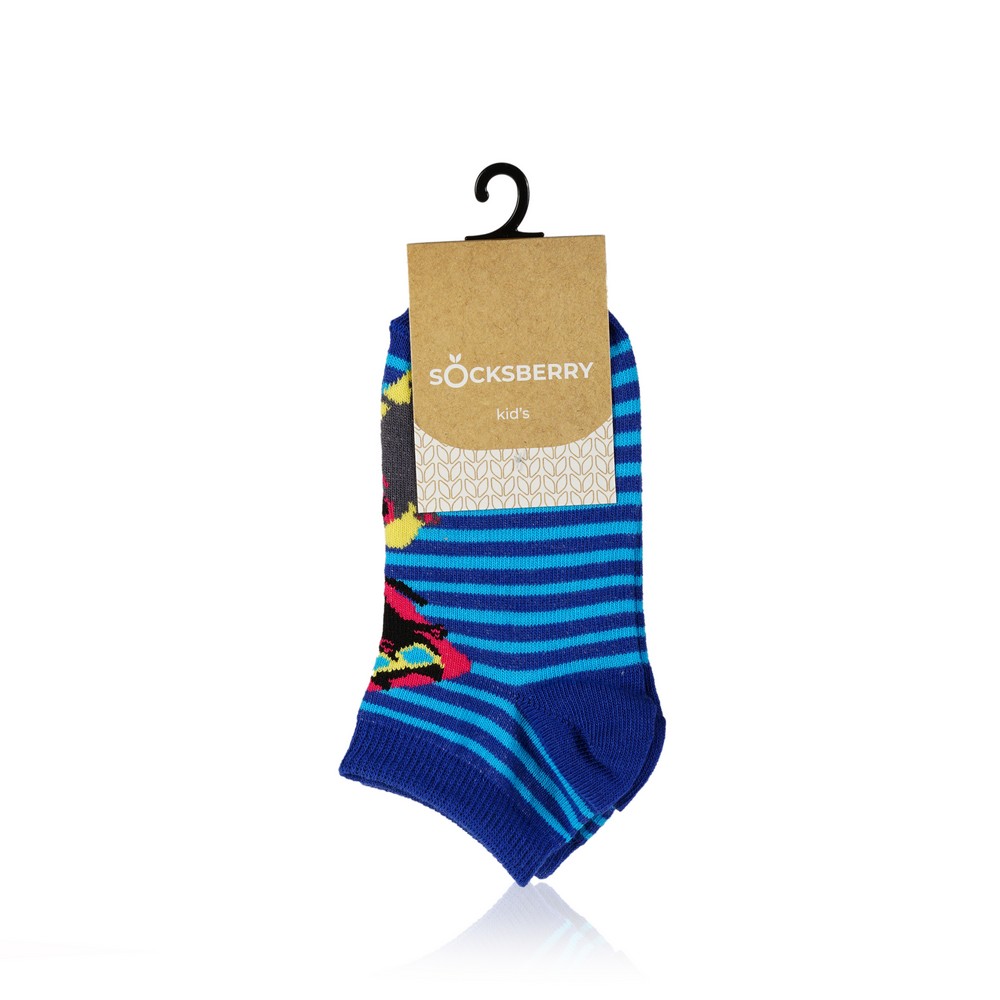 

Детские носки Socksberry Kids KS-0020 , укороченные , " Кот на синем " р.18