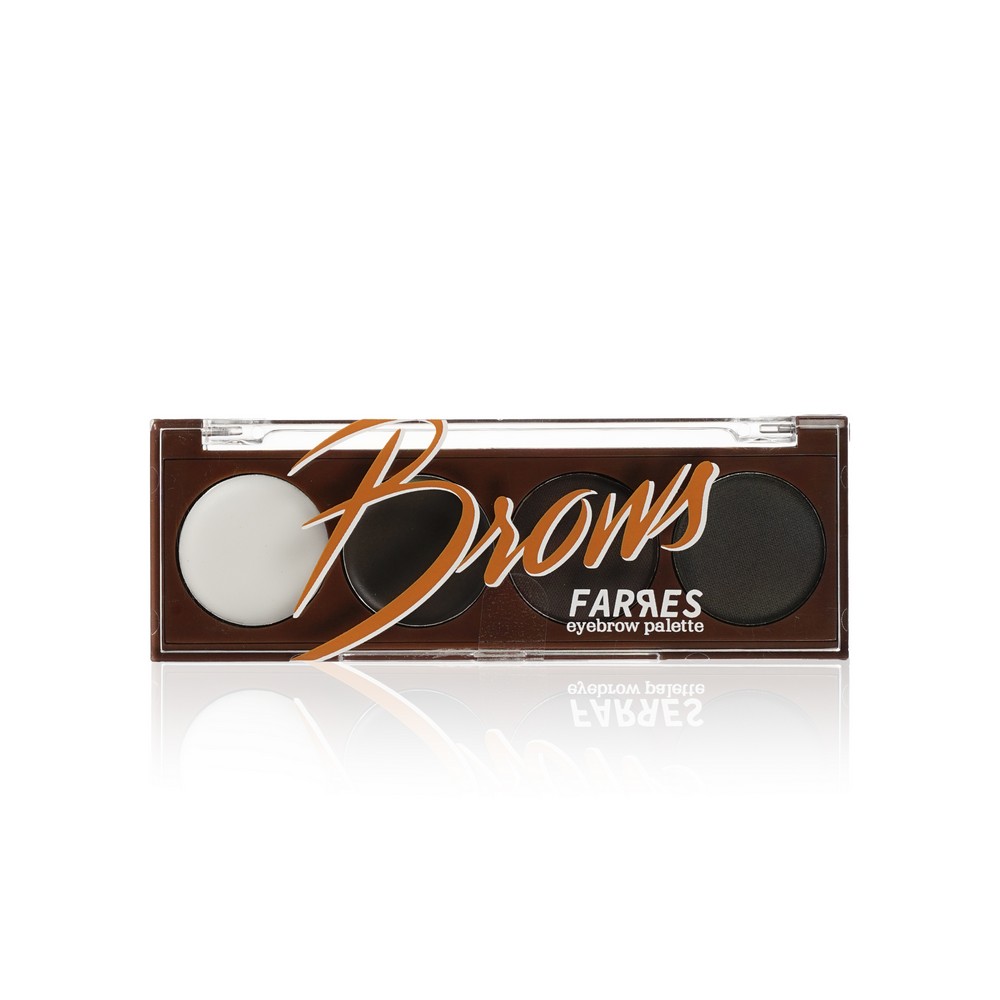 Тени для бровей Farres Brows 03 4 цвета 12г