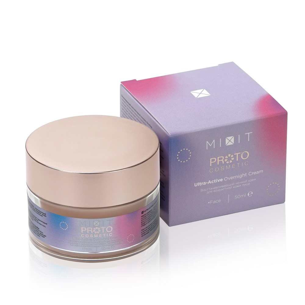 

Восстанавливающий ночной крем для лица Mixit Proto Cosmetic для возрастной кожи 30+ , 50мл