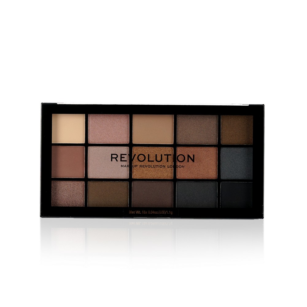 

Тени для век MakeUp Revolution Re-Loaded , Smoky newtrals , 15 цветов , 16,5г