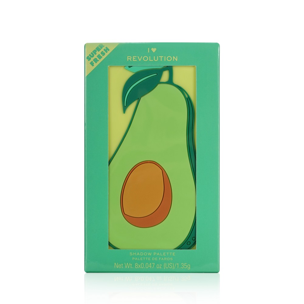 

Тени для век I Heart Revolution Mini Tasty " Avocado " 8 цветов , 10,8г