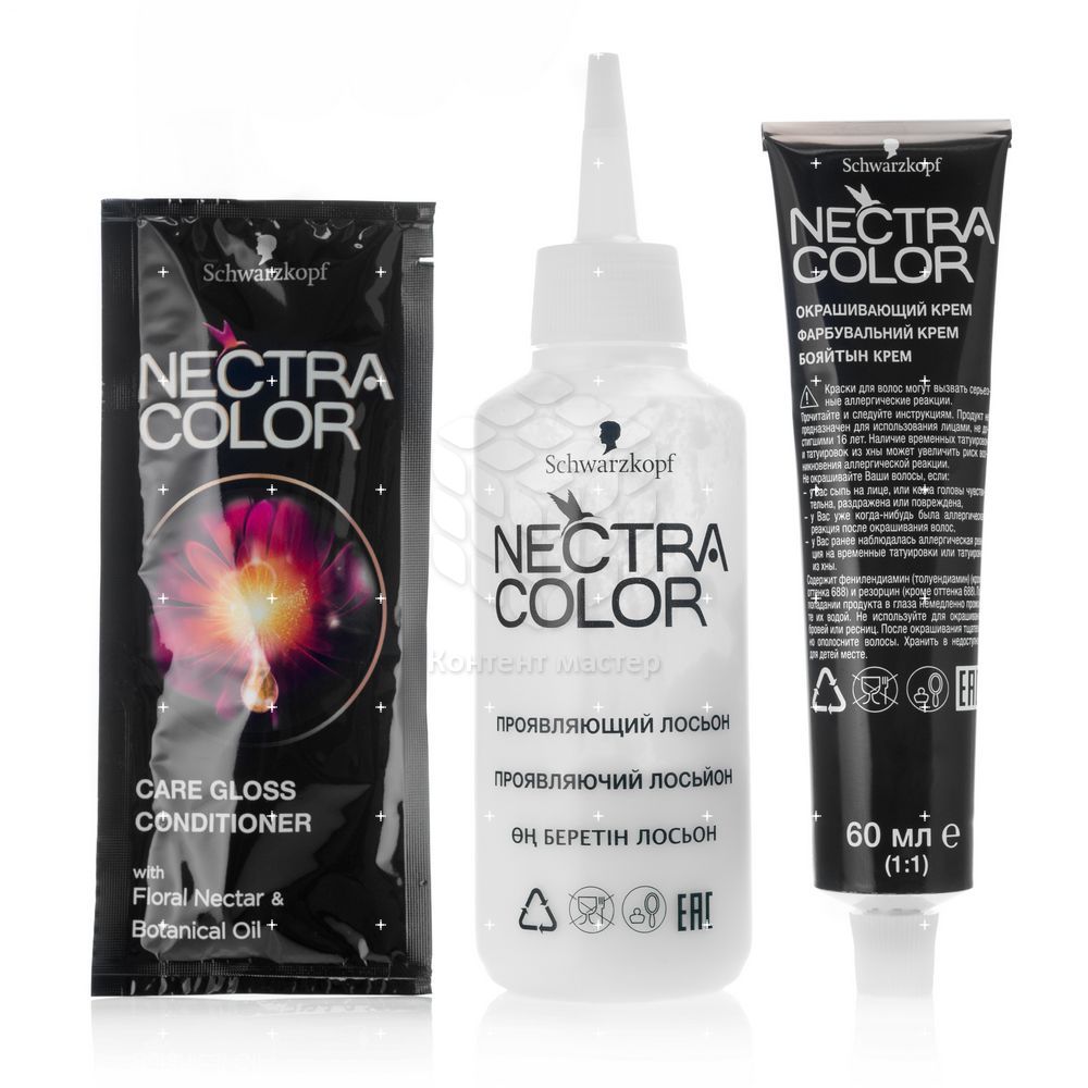 Краска для волос schwarzkopf nectra color 755 натуральный русый