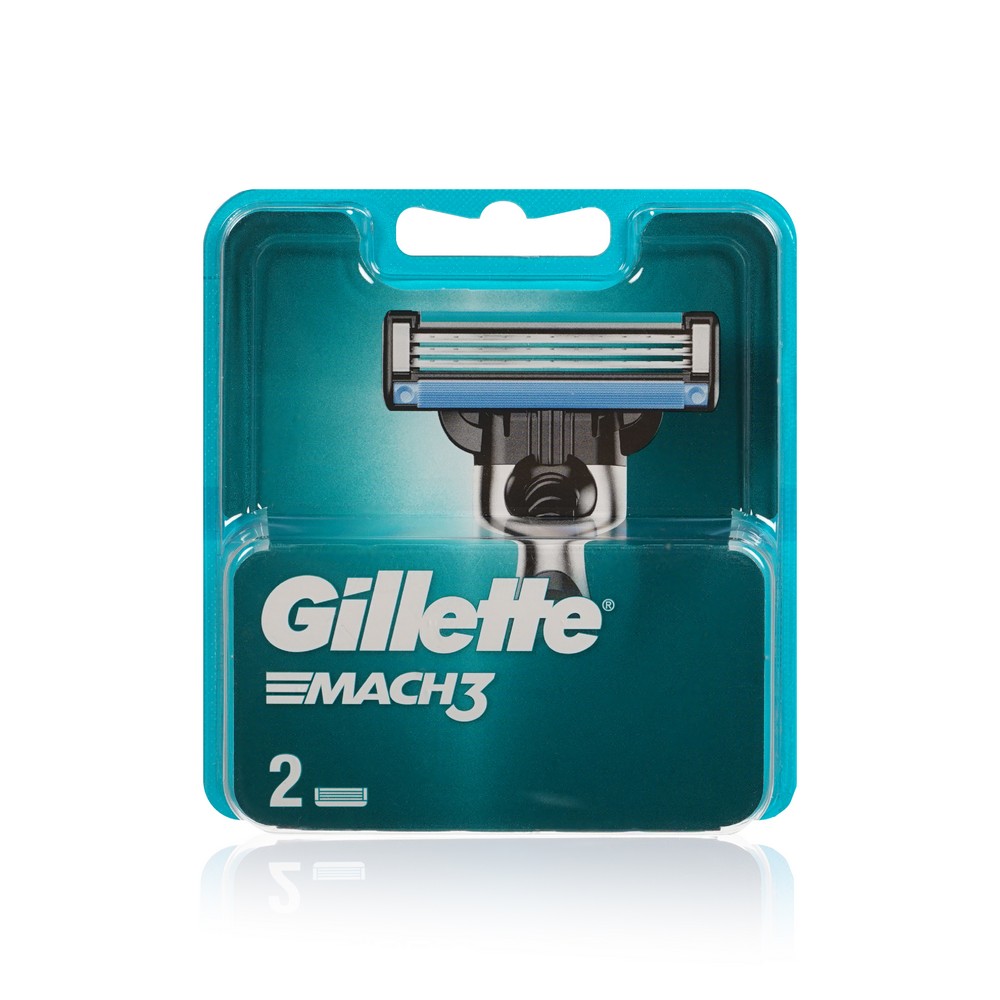 Кассеты для станка Gillette Mach 3 сменные 2шт