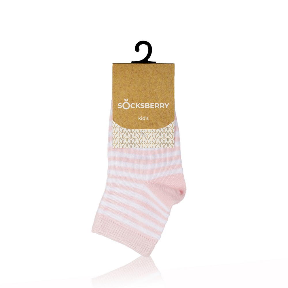 

Детские носки Socksberry Kids KS-0017 " Белые полосы на розовом " , р.14