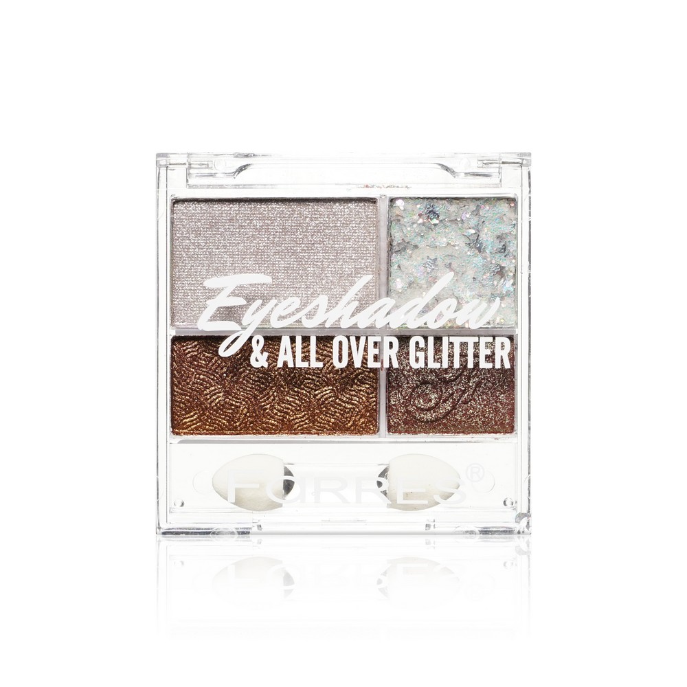 Палетка теней для век Farres All Over Glitter 06 4 цвета 5,9г