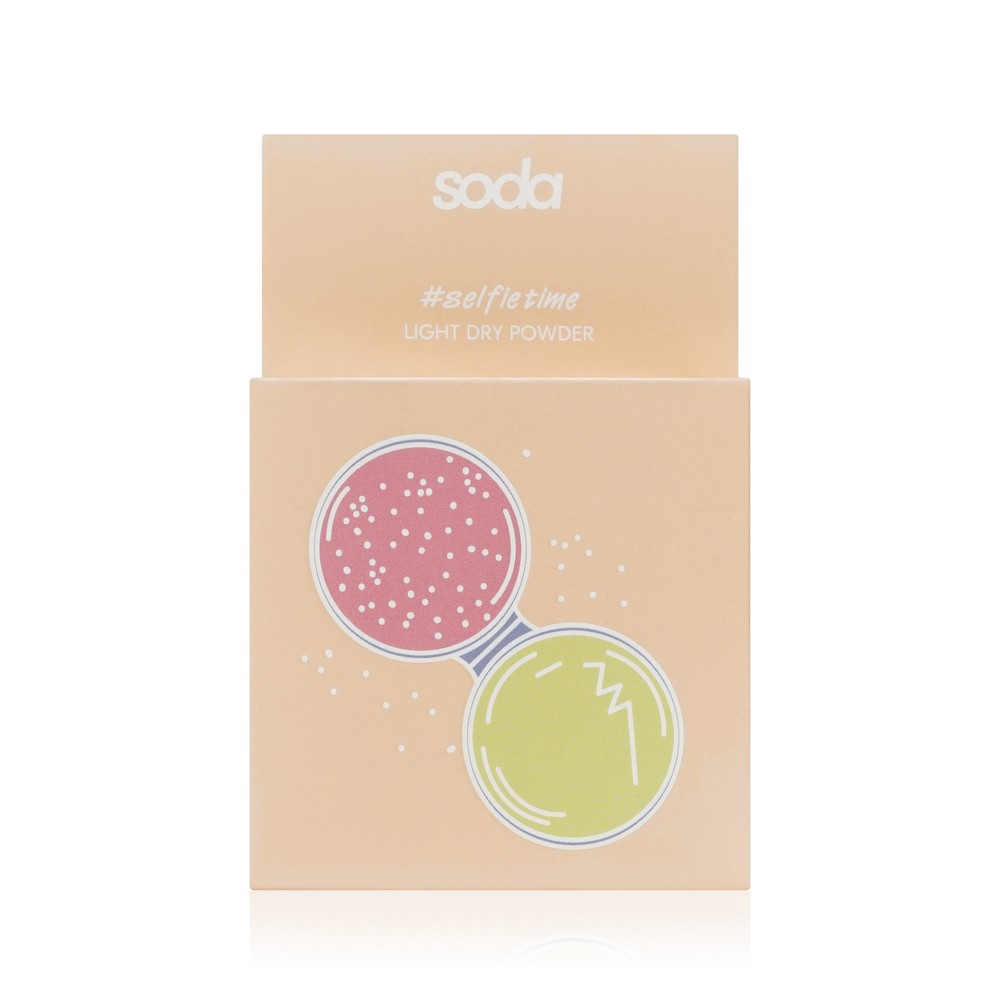 Пудра для лица Soda Light Dry Powder #selfietime 101 , 8,5г