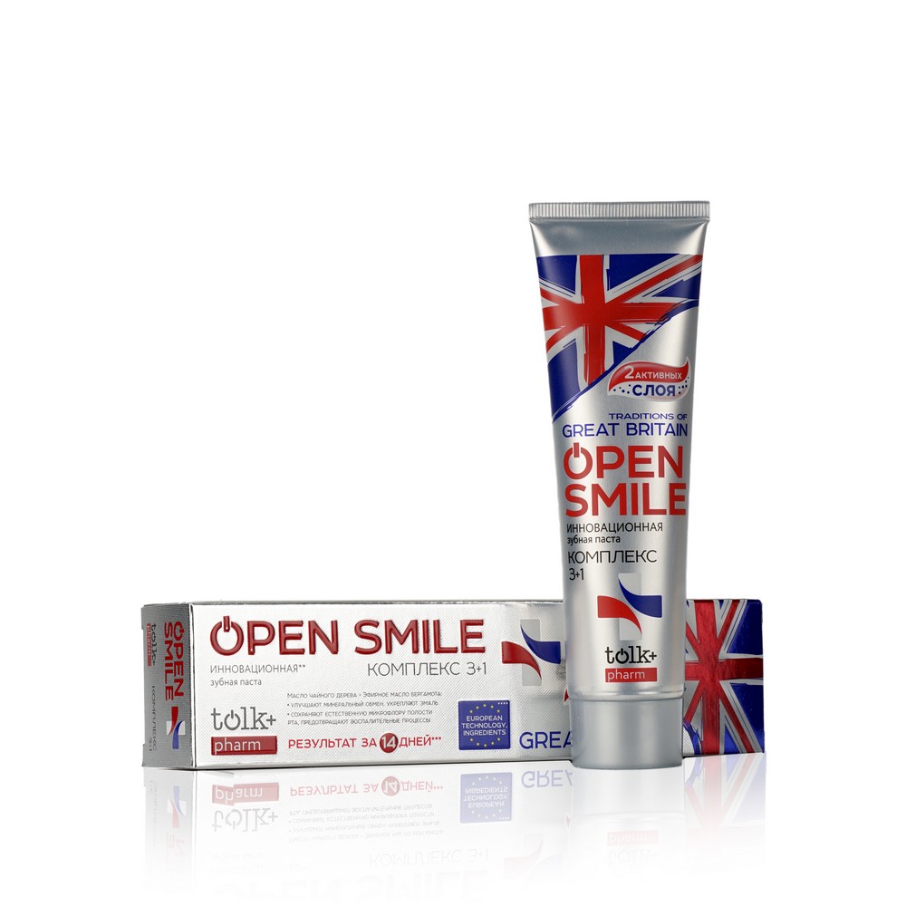 

Зубная паста Open Smile " Традиции Британии " 125г