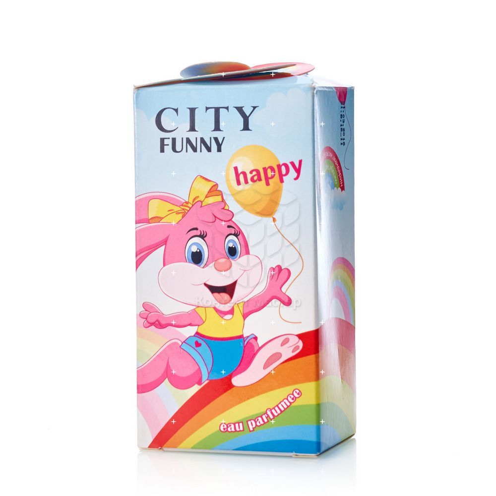 Вода сити. Детские духи Сити Фанни Happy. Духи City Parfum funny Princess. Сити Фанни принцесса душистая вода д детей 30мл. Детская туалетная вода City funny Doll 30 ml.