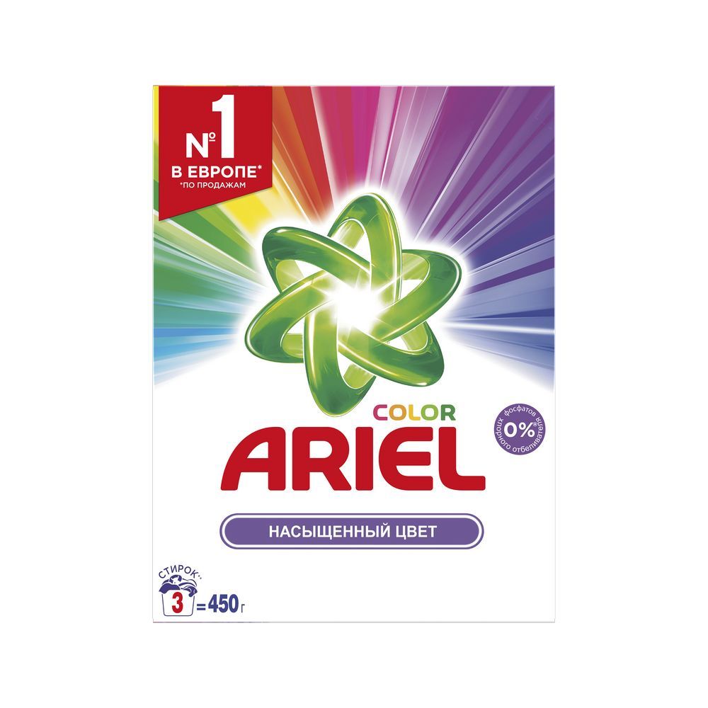 

Порошок для стирки цветного белья Ariel Color автомат 450г