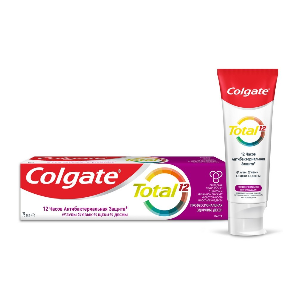 Зубная паста Colgate Total 12  Профессиональная Здоровье десен  75мл