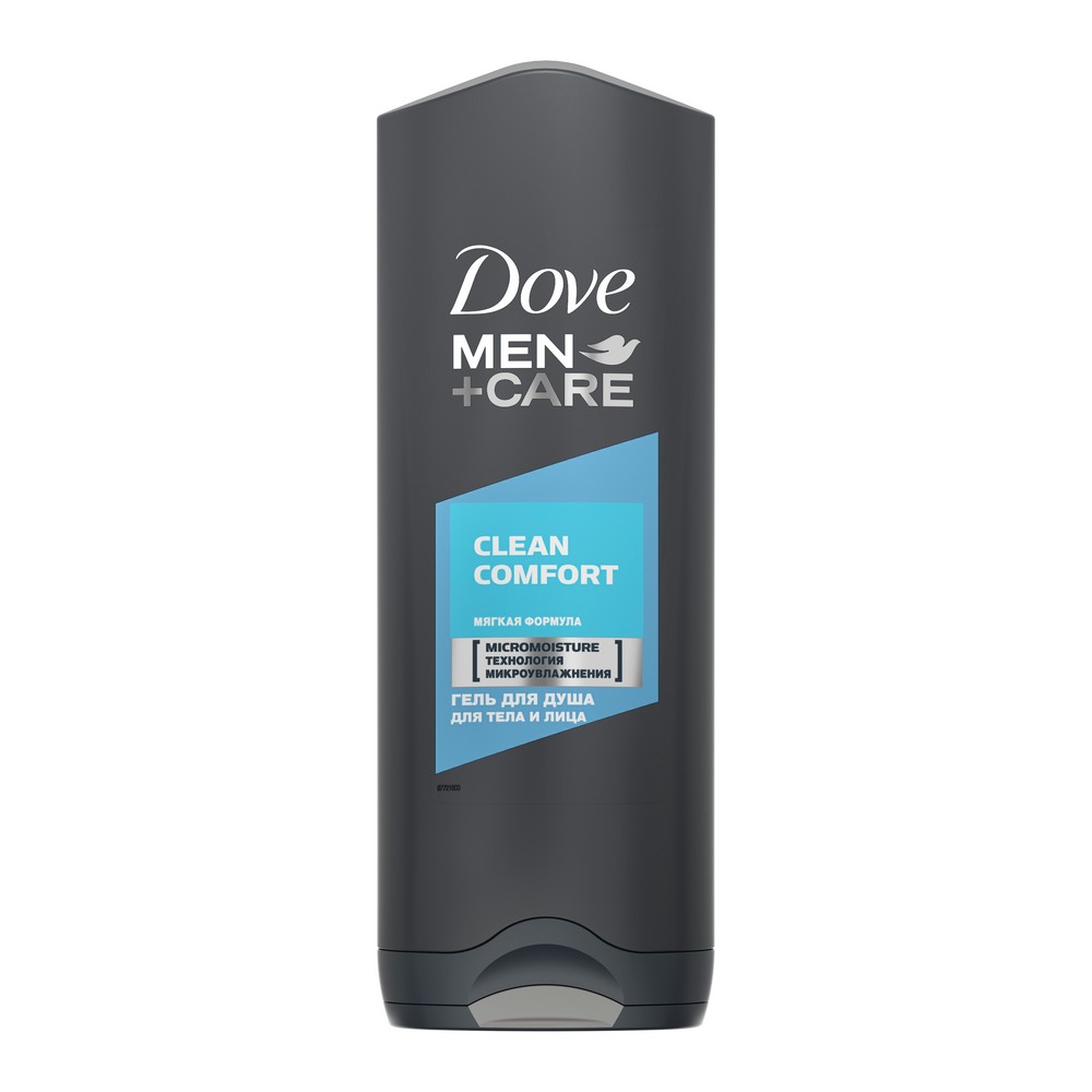 

Гель для душа Dove Men+Care для тела и лица " Чистота и Комфорт " 250мл