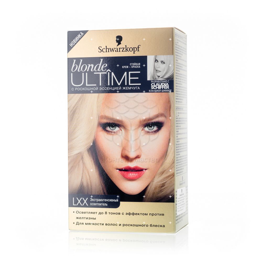 Краска для волос крем-краска для волос blonde ultime