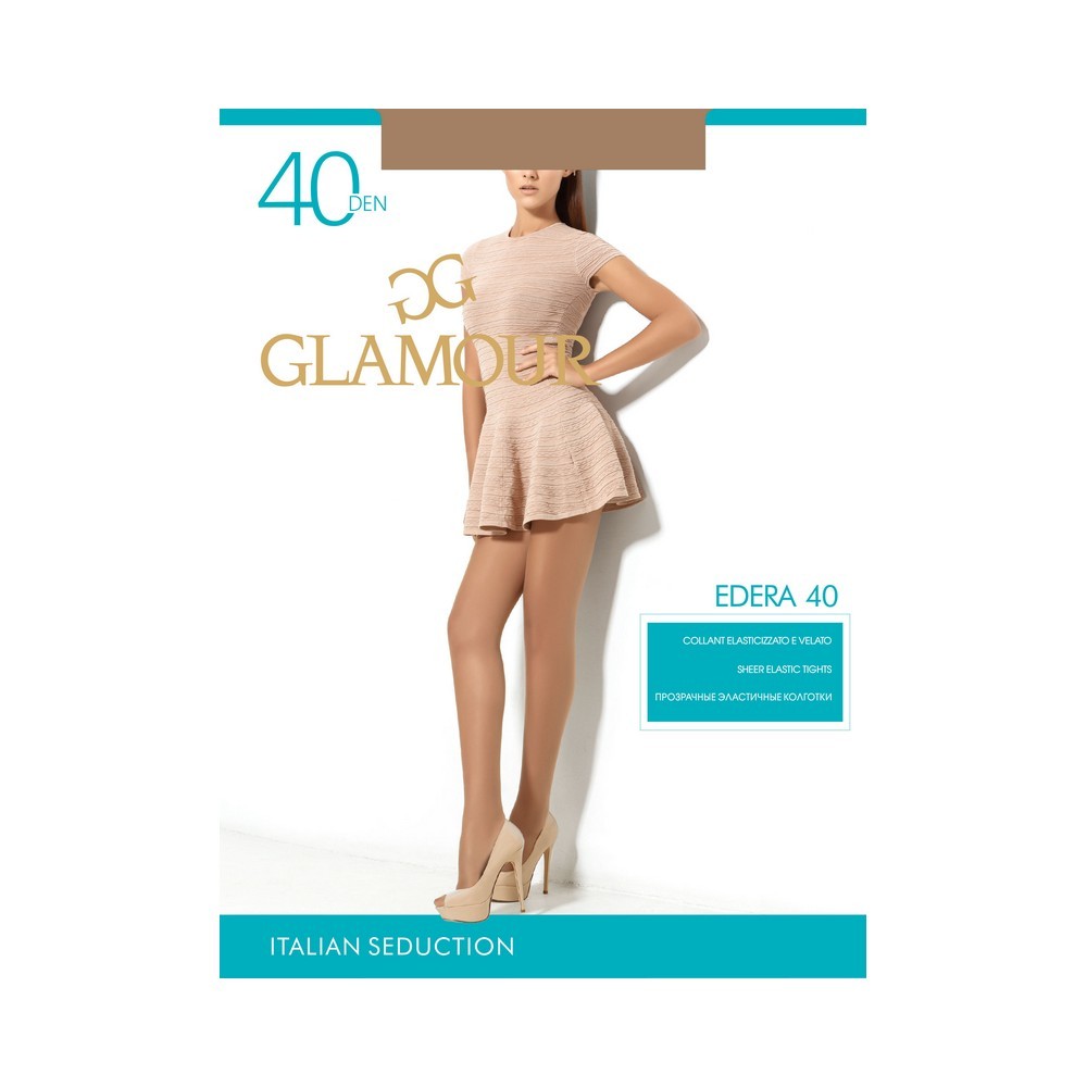 Женские колготки Glamour Edera 40den Daino 2 размер