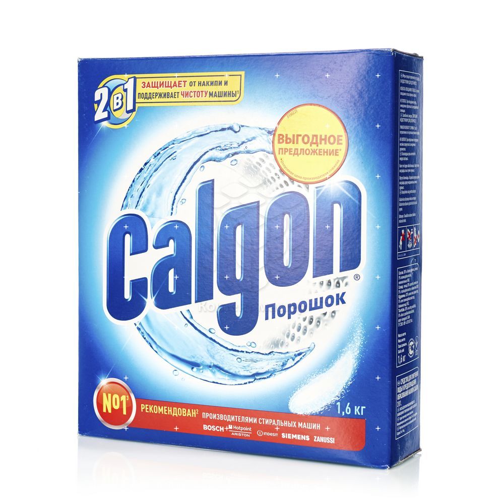 Средство Calgon 2 в 1 для смягчения воды 1,6кг