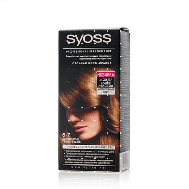 Краска для волос syoss color 6-8 темно-русый