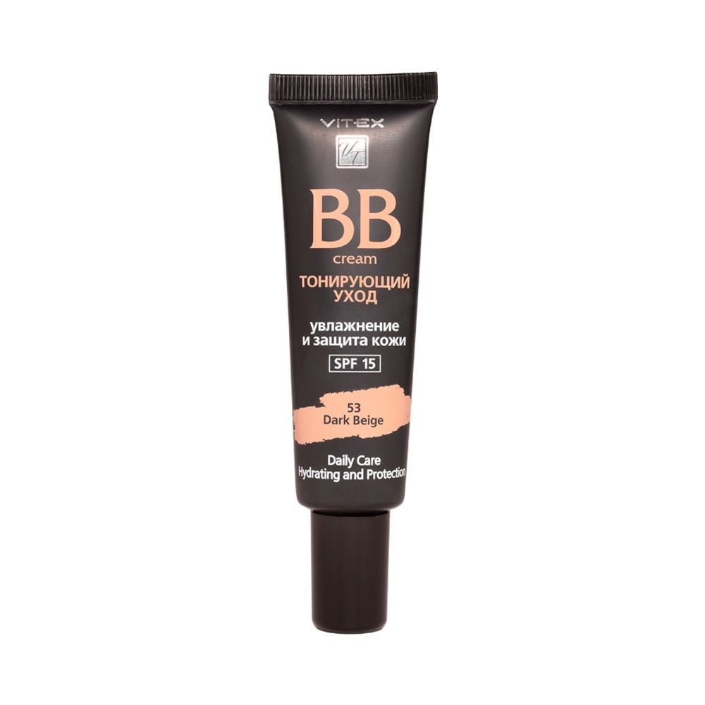 

BB крем для лица Vitex Тонирующий уход " увлажнение и защита кожи " 53 Dark beige SPF 15 30мл