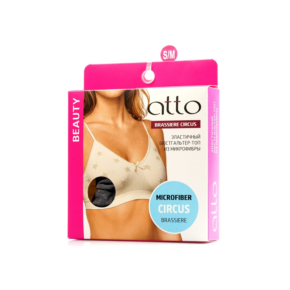 

Женский бюстгалтер Atto Circus Brassiere Piombo , S/M