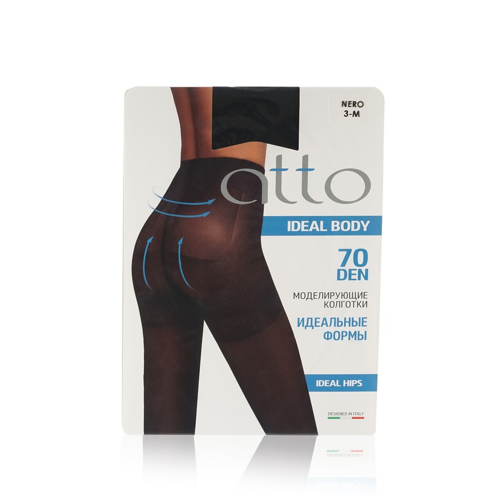 Женские колготки Atto Ideal Body Hips 70den Nero 3 размер - купить в  интернет-магазине Улыбка радуги